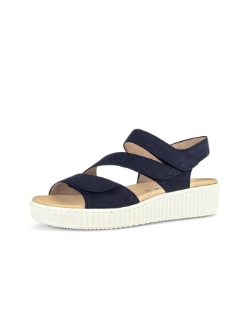 Gabor Plateau Sandalen in blau