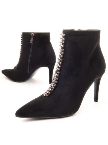 Montevita Boots Heel Ankle Boot Pedrerint in Schwarz