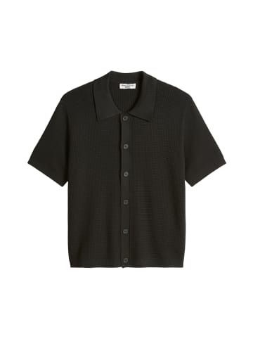Marc O'Polo DENIM DfC Strickshirt regular im Polostil in Broken Graphite