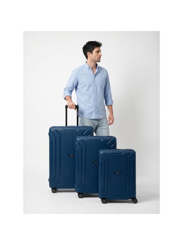 Redolz Essentials 15 4-Rollen Kofferset 3-tlg. mit Dreipunkt-Verschluss navy blue