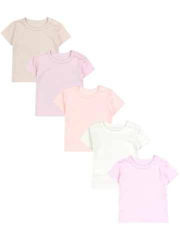 TupTam 5er- Set Kurzarmshirts in rosa Modell 2