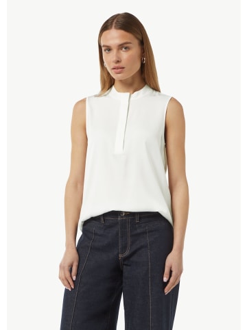 comma Bluse ärmellos in Weiß