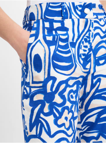 MARC CAIN COLLECTIONS Hose in blau weiß