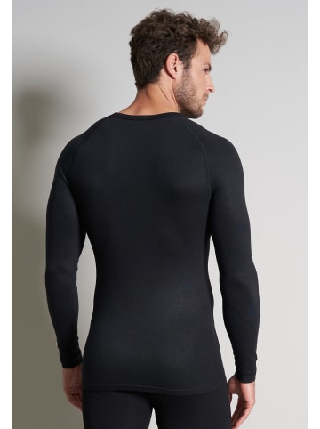 CECEBA Thermo Longsleeve Thermo Sport in schwarz-dunkel-uni