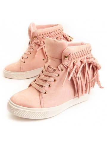 Montevita Boots compensées Indig3 in Rosa