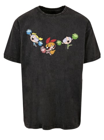 F4NT4STIC Oversize T-Shirt Powerpuff Girls Cheerleaders in schwarz