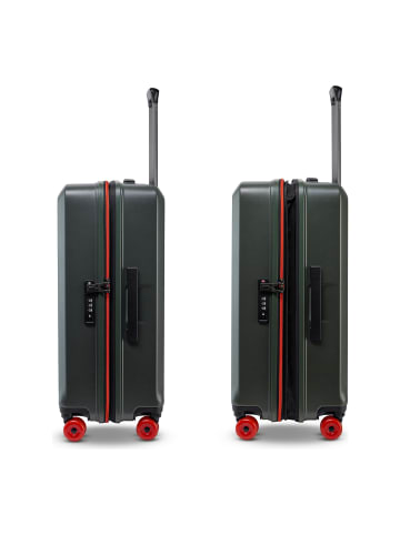 Stratic Buzz 4 Rollen Trolley M 65 cm mit Dehnfalte olive