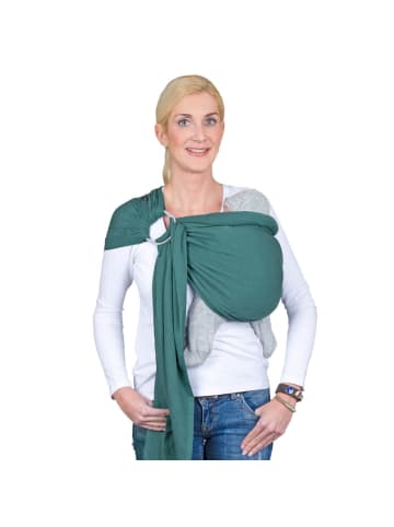 Hoppediz Babytragetuch Ring-Sling ultraleicht in Hamburg forest