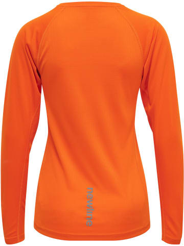 Newline T-Shirt L/S Women Core Running T-Shirt L/S in ORANGE TIGER