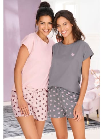 VIVANCE DREAMS Shorty in taupe + rosa