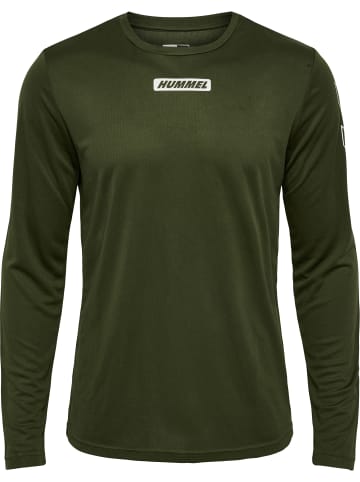 Hummel Hummel T-Shirt Hmlte Multisport Herren Atmungsaktiv Schnelltrocknend in FOREST NIGHT
