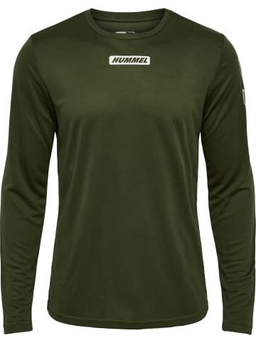 Hummel Hummel T-Shirt Hmlte Training Herren Atmungsaktiv Feuchtigkeitsabsorbierenden in FOREST NIGHT