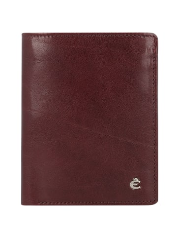 Esquire Toscana Geldbörse RFID Schutz Leder 9 cm in coffee