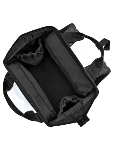 Reisenthel travelling allrounder R - Rucksack 40 cm (smiley grey) in glossy dots black