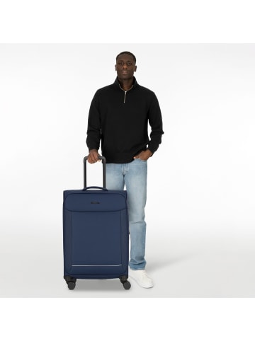 Stratic Fresh 4 Rollen Trolley M 65 cm mit Dehnfalte in navy