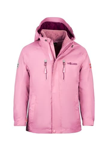 Trollkids 3in1 Jacke "Lofoten" in Violett/Pflaume