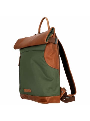 The Chesterfield Brand Fusion Bornholm - Rucksack 17" 45 cm in olive green