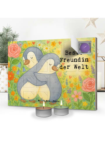 Mr. & Mrs. Panda Adventskalender Pinguin Beste Freundin der Welt... in Weiß