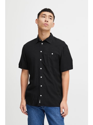 BLEND Kurzarmhemd BHShirt 20716363 lässiges Kurzarmhemd mit Tasche in Schwarz