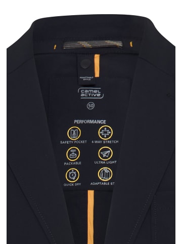Camel Active Sakko mit 4-Wege-Stretch in Dunkelblau