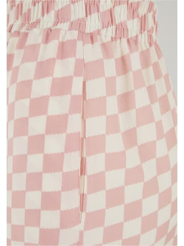 Urban Classics Trouser in lemonadepinkcheck