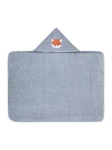 Sterntaler Kapuzenbadetuch 100x70 cm Filou in blaugrau