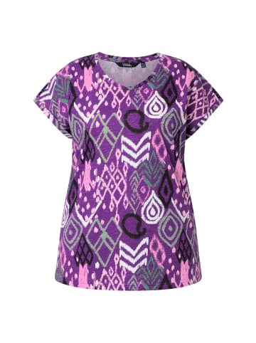 Ulla Popken Shirt in dunkles violett