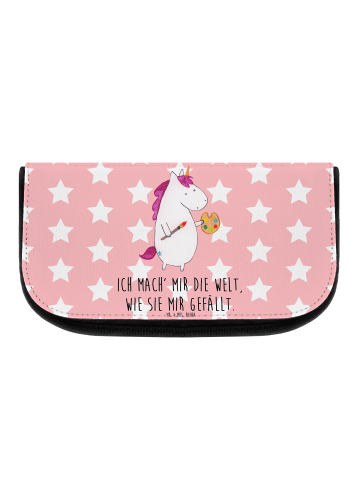 Mr. & Mrs. Panda toilettenbeutel Einhorn Künstler mit Spruch in Rot Pastell