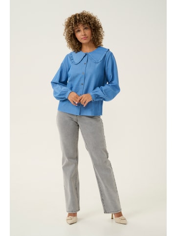 Cream Langarm - Hemd CRKami Loose fit in Providence Blue Denim