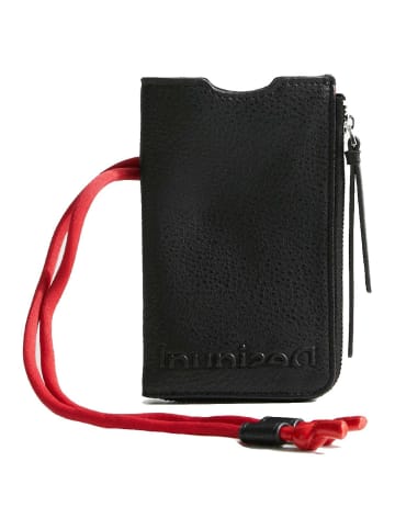 Desigual Mone Half Logo Rita - Handytasche 17 cm (black) in schwarz