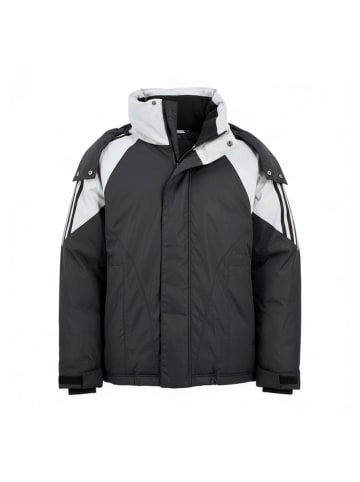 adidas Jacke Logo Down Oversize in Schwarz