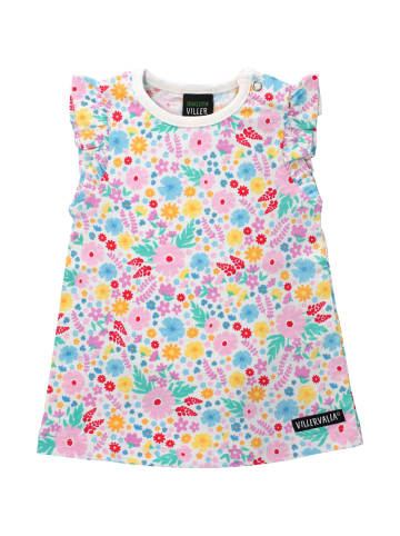 Villervalla Babykleid Blume in weiss