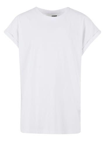 Urban Classics Urban Classics Damen Girls Extended Shoulder Tee 2-Pack in white/duskrose