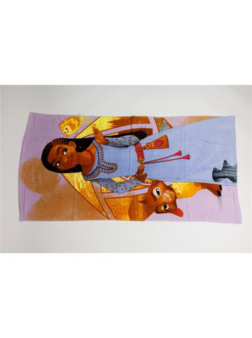 Disney Disney Wish Strandtuch 70x140 cm – Weiches Baumwolle Badetuch in Mehrfarbig