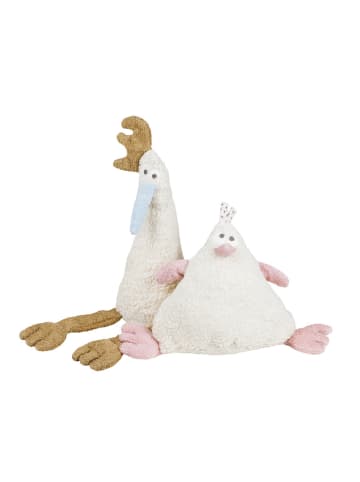 Efie 2er Set Spiel & Kuschel Henne und Hahn in natur, Made in Germany