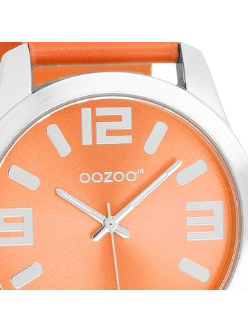 Oozoo Analog-Armbanduhr Oozoo JR orange groß (ca. 40mm)