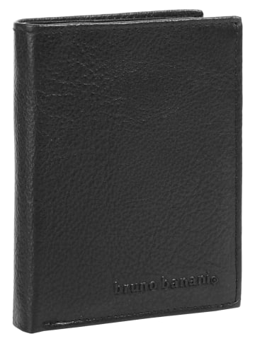 Bruno Banani Geldbörse echt Leder in schwarz