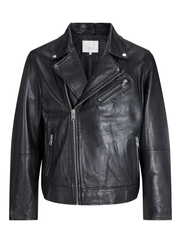 Jack & Jones Lederjacke in Black