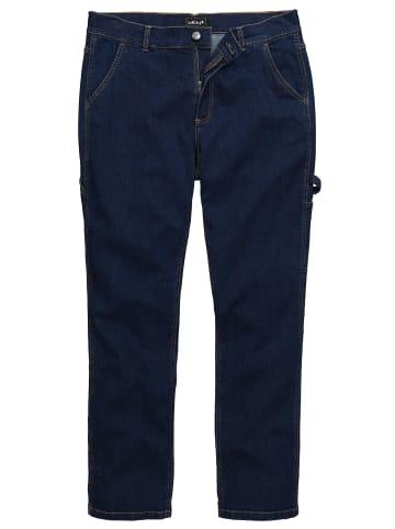Men Plus Jeanshose in dark blue denim