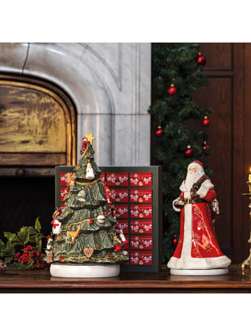 Villeroy & Boch Adventskalender mit 3D Baum Christmas Toy's Memory 25 x 32 x 40 bunt in bunt
