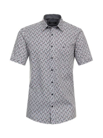 CASAMODA Kurzarm Business Hemd für Herren in grau