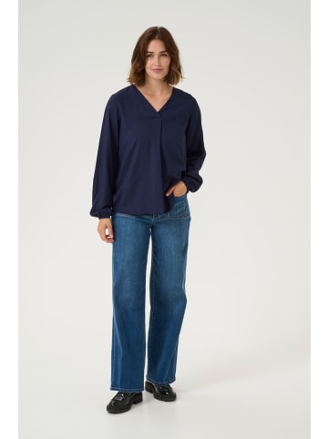 Kaffe Langarm-Bluse KAelsa in Midnight Marine