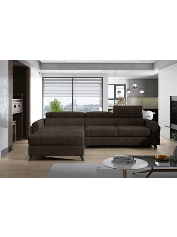 MF Design Mariam Recamiere Links in Braun -  (L) 200 x (B) 288 x (H) 92 cm