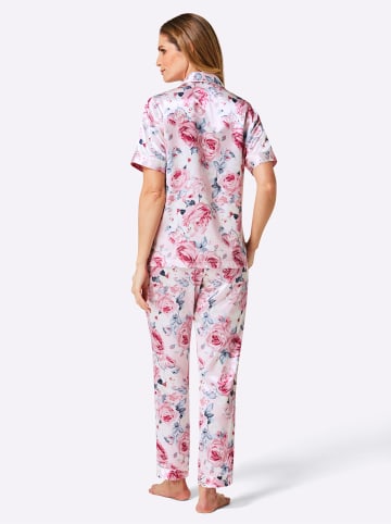 WITT WEIDEN Pyjama in hellrosé-malve-bedruckt