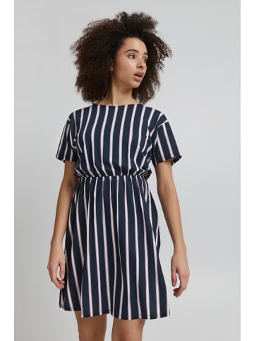 ICHI Jerseykleid IHLISA Loose fit in Total Eclipse stripe