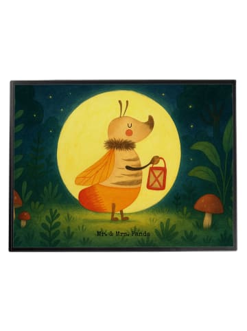 Mr. & Mrs. Panda Schreibunterlage Glühwürmchen Design ohne Spruch in Weiß