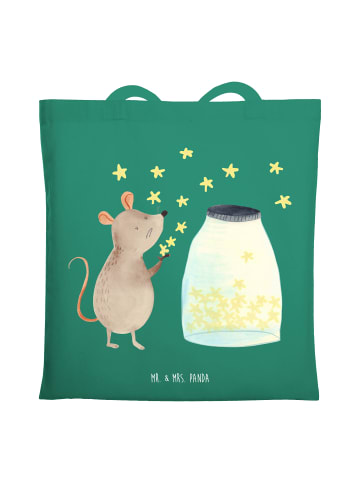 Mr. & Mrs. Panda totebag Maus Sterne ohne Spruch in Mint