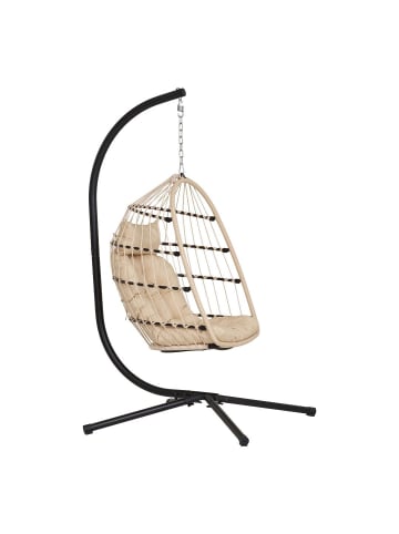 ebuy24 Hängestuhl Petra Grau 117 x 107 cm