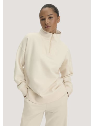 Hessnatur Hessnatur Troyer-Sweatshirt Oversize aus Bio-Baumwolle mit recycelter Baumwolle in natur