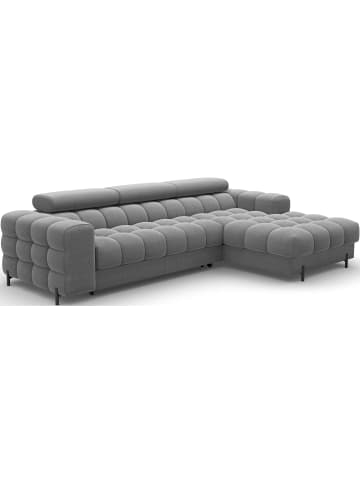 MF Design Fenro Recamiere Rechts in Dunkelgrau -  (L) 181 x (B) 285 x (H) 93 cm